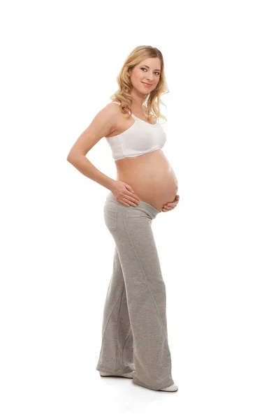 Happy pregnant girl — Stock Photo, Image