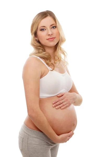 Happy pregnant girl — Stock Photo, Image