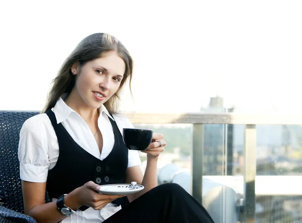 Young attractive business woman — Stock Photo, Image