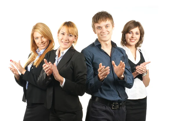 Groep van jonge bedrijf Stockfoto