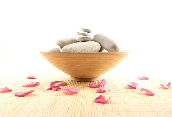 Colorful background made of some beautiful spa elements — Stock Photo, Image