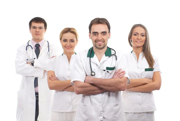 Team of young and smart medical workers — Stock Photo, Image