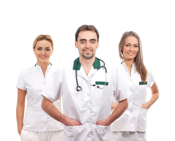 Team of young and smart medical workers — Stock Photo, Image