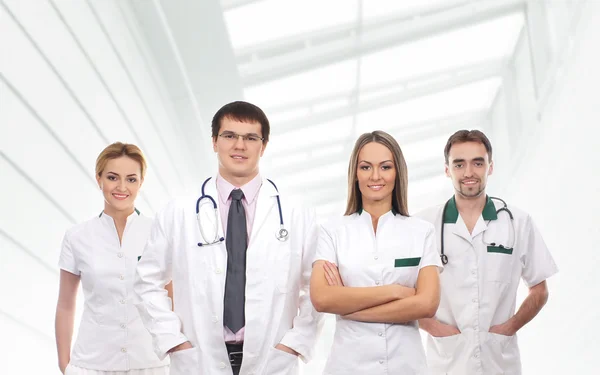 Team of young and smart medical workers — Stock Photo, Image