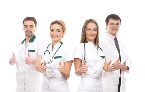 Team of young and smart medical workers — Stock Photo, Image