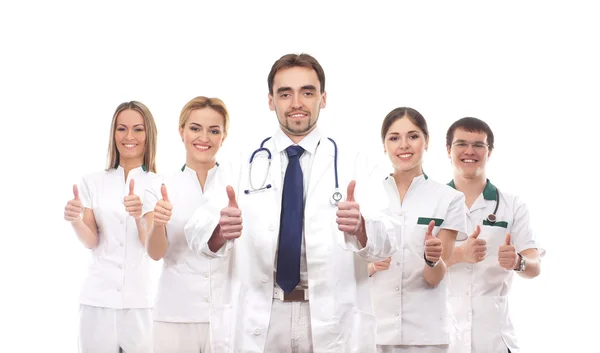 Team of young and smart medical workers — Stock Photo, Image