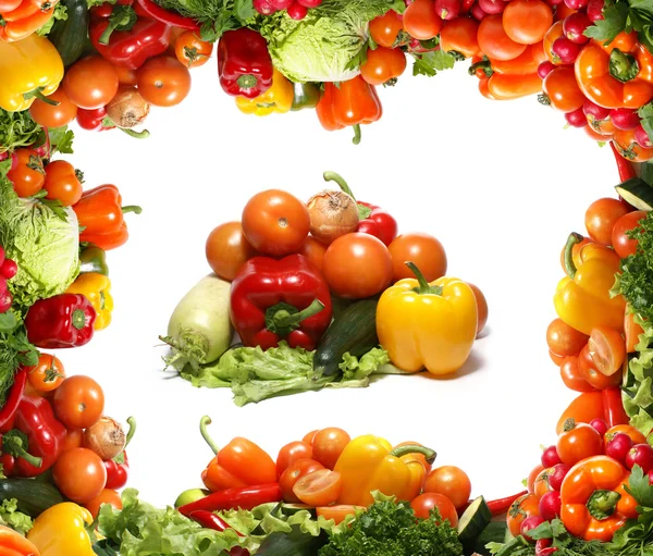 Fresh tasty vegetables fractal — Stock Photo, Image