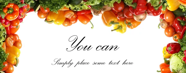 Fresh tasty vegetables fractal — Stock Photo, Image