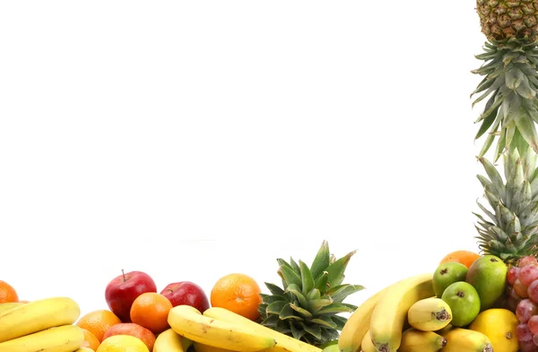 Fruits isolated on white — Stock Photo, Image