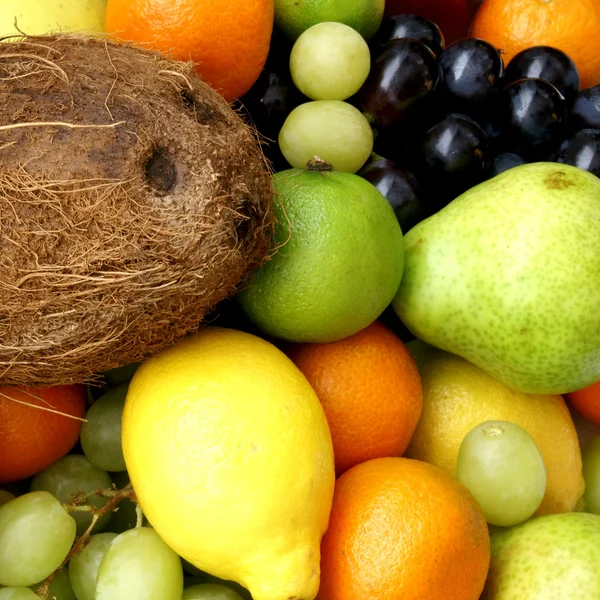 Fruits and coco — Stock Photo, Image