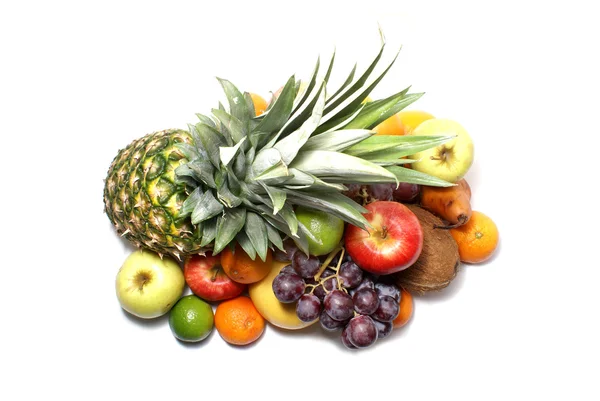 Frutos aislados en blanco —  Fotos de Stock