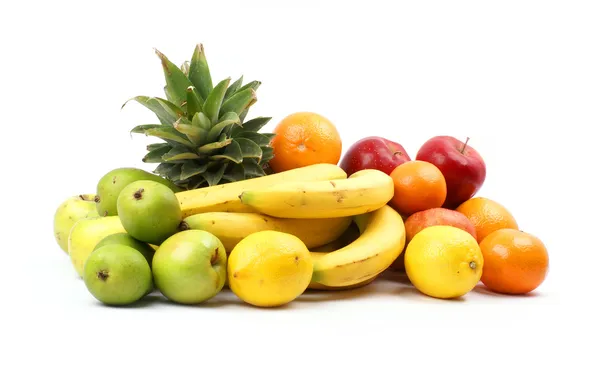 Frutos aislados en blanco — Foto de Stock