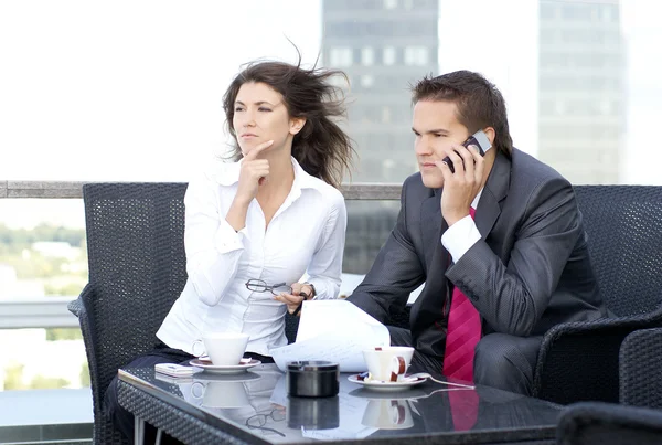 Pareja de negocios — Foto de Stock