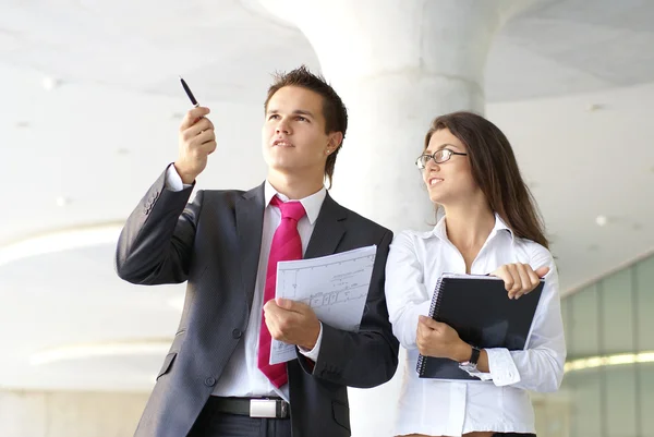 Pareja de negocios — Foto de Stock