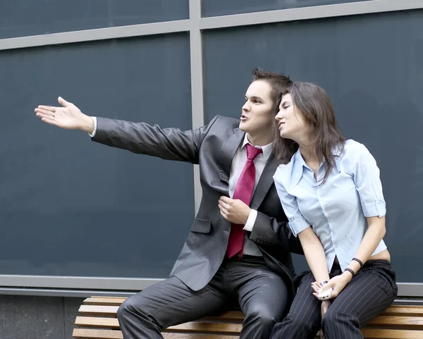 Business couple — Stock Photo, Image