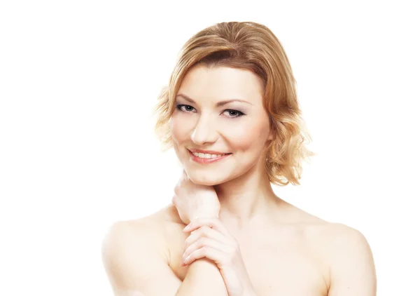 Portrait of young attractive woman — Stock Photo, Image