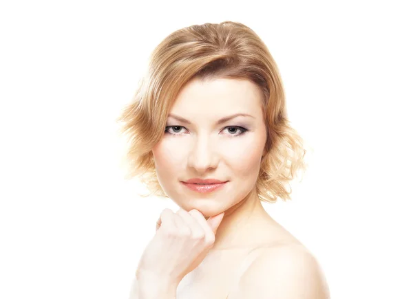 Portrait of young attractive woman — Stock Photo, Image