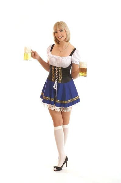 Привлекательная баварская женщина — стоковое фото