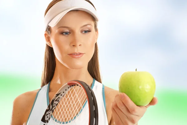 Молодий тенісист — стокове фото