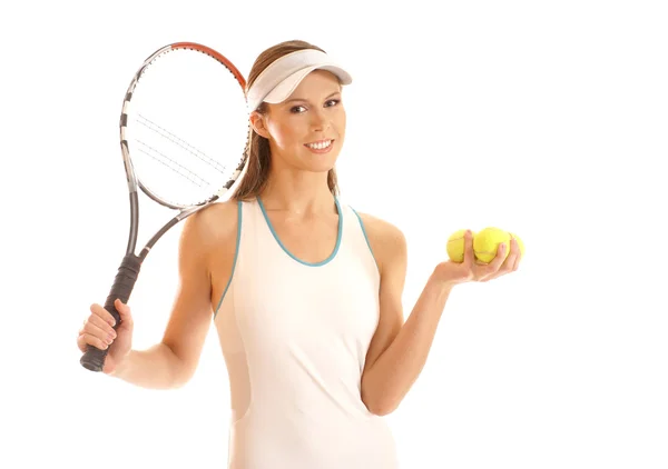 Jonge fit tennisser — Stockfoto