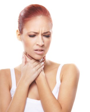 Genç hasta bir kadın