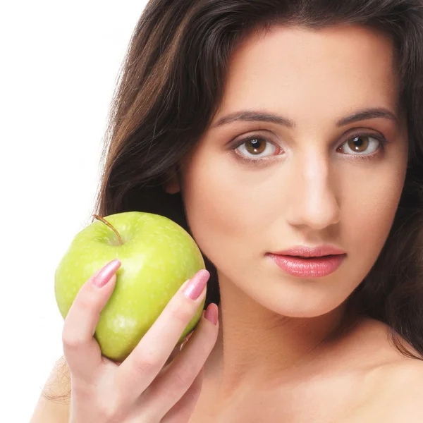 Portrait de jeune brune en bonne santé — Photo