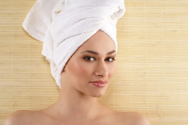 Portrait of young and healthy woman — Stock Photo, Image