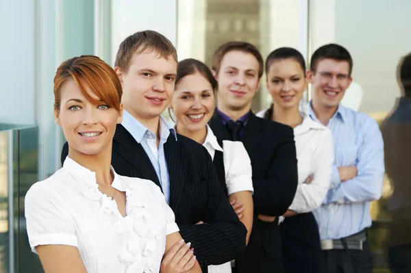 Företag i arbetet — Stockfoto