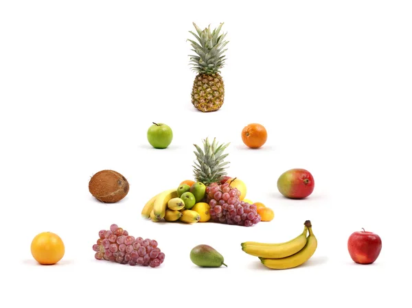Pyramid of healthy nutrition — Stock Photo, Image