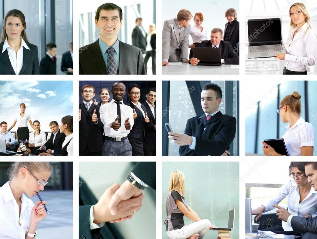 Business collage