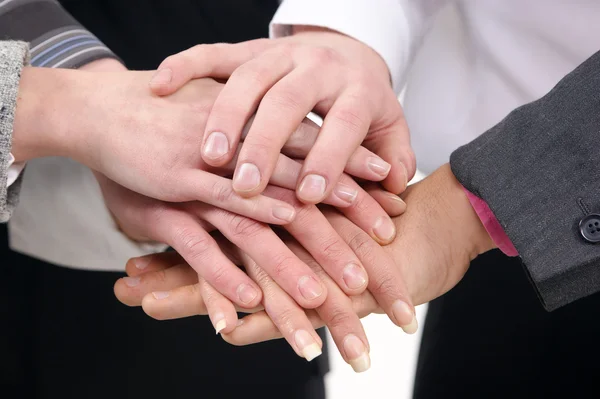 Stretta di mano di gruppo — Foto Stock