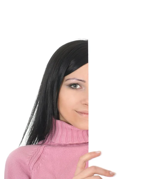 Junge attraktive Brünette — Stockfoto