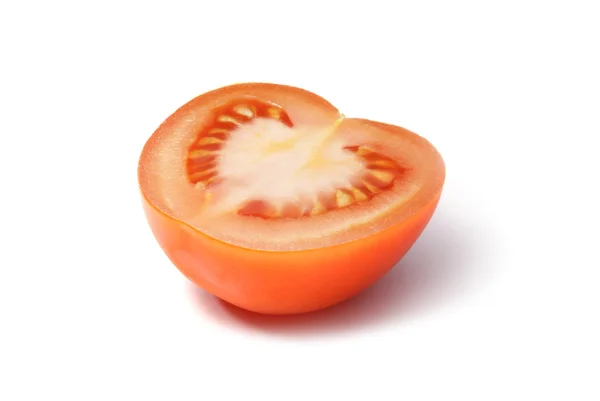 Tomate aislado en blanco — Foto de Stock