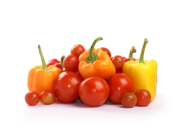 Tomates e páprica — Fotografia de Stock