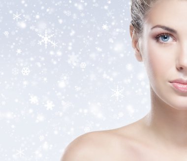 çekici bir genç kadın Güzellik Portresi