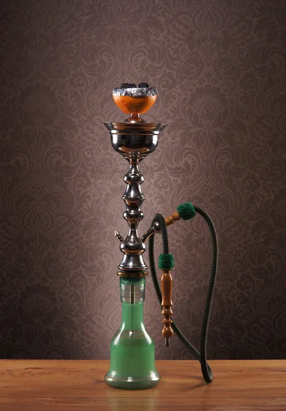 Exotic hookah with the fruit on the top — Stock Photo, Image