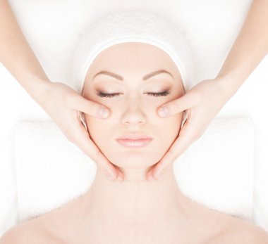 genç güzel Bayan kaplıca tedavisi alma