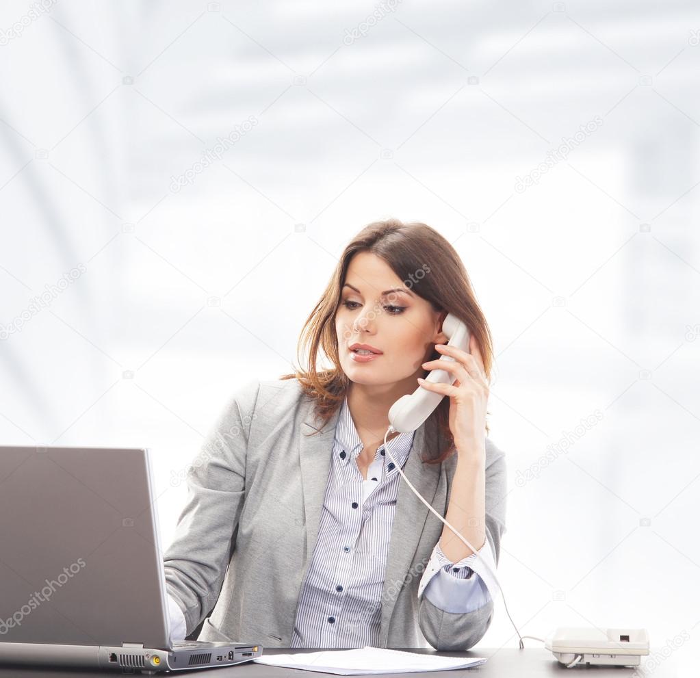 Business woman in office