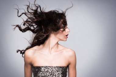 çekici bir genç kadın Güzellik Portresi