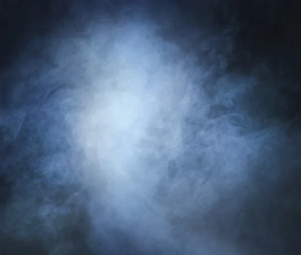 Smoke over black background — Stock Photo, Image