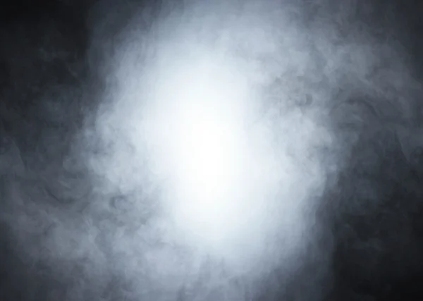 Smoke over black background — Stock Photo, Image