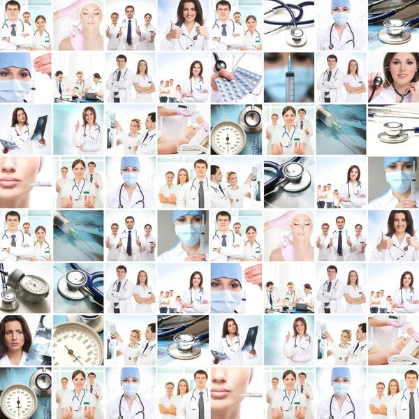 Medische collage. — Stockfoto