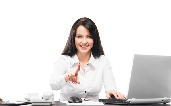 Business woman working in office Royalty Free Stock Photos