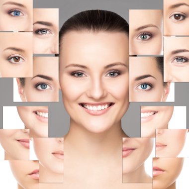 sağlıklı ve seksi kız