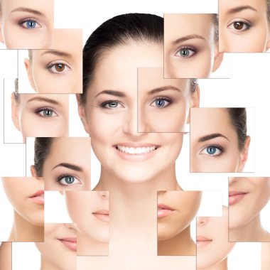 sağlıklı ve seksi kız