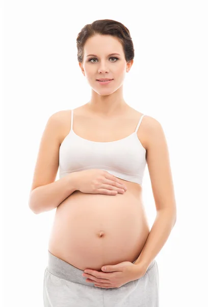 Mujer embarazada feliz — Foto de Stock