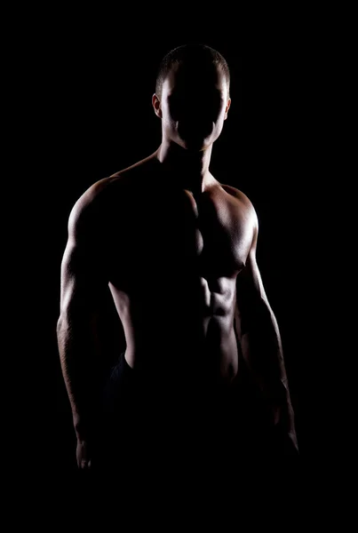 Sportig bodybuilder man — Stockfoto