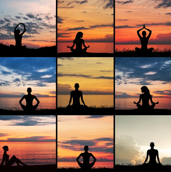 Zen, jóga és a meditáció — Stock Fotó