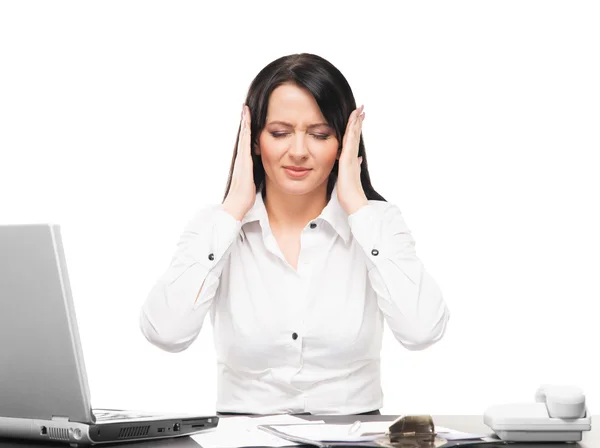 Joven atractiva mujer de negocios — Foto de Stock