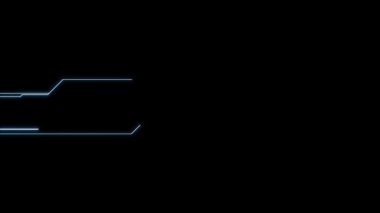 Bilgisayar devre kartının elemanı. Elektrik sinyalleri mikrodevrelerdeki kablolar ve iletkenler vasıtasıyla hareket eder. Teknoloji ve bilgisayar konsepti.